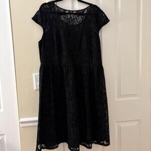 Lane Bryant Little Black Dress - Lace